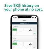 AliveCor® KardiaMobile 6L | FDA-Cleared | Wireless 6-Lead EKG | Works with Smartphone | Detects AFib or Normal Heart Rhythm in 30 Seconds