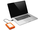 LaCie Rugged Mini 4TB External Hard Drive Portable HDD – USB 3.0 USB 2.0 compatible, Drop Shock Dust Rain Resistant Shuttle Drive, (LAC9000633)