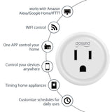 Smart plug, Gosund Mini Wifi Outlet Works With Alexa, Google Home & IFTTT, No Hub Required, Remote Control Your Home Appliances from Anywhere
