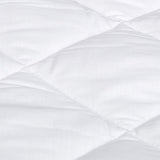 AmazonBasics Hypoallergenic Quilted Mattress Topper Pad Cover - 18 Inch Deep, Twin