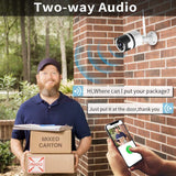 Outdoor Security Camera, 1080P Surveillance Cameras Outdoor WiFi