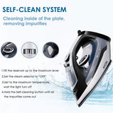 AICOK Steam Iron, 1400W Non-Stick Soleplate Iron