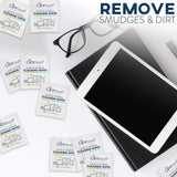 Care Touch Lens Cleaning Wipes, Pre Moistened Cleansing Cloths Great for Eyeglasses, Tablets, Camera Lenses, Screens