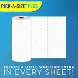 Sparkle Paper Towels, 18 Pick-A-Size Plus Rolls = 37 Regular Rolls, Longer Lasting Rolls, White, 115 Sheets Per Roll