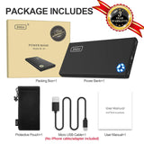 INIU Portable Charger, 10000mAh Power Bank, 4.8A High-Speed 2 USB Ports with Flashlight Battery Pack, Ultra Compact Phone Charger