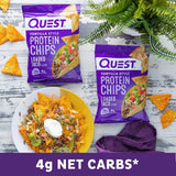 Quest Nutrition Tortilla Style Protein Chips, Loaded Taco, Low Carb, Gluten Free, Baked, 8 Count