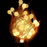 33ft 100 LEDs Battery Operated String Lights Globe Fairy Lights with Remote Control