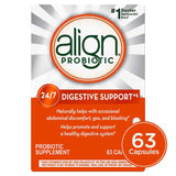 Align Probiotics Supplement for Digestive Health in Adult Men and Women, 63 Probiotic Capsules - Bifidobacterium 35624
