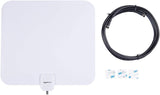 AmazonBasics Indoor Flat TV Antenna - 35-Mile Range