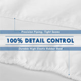 ZAMAT Premium 100% Waterproof Mattress Protector, Breathable & Noiseless Mattress Pad Cover, Fitted 14"-18" Deep, Vinyl Free, Hypoallergenic (Twin)