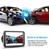 Dash Camera for Cars,hyleton 1080P HD Dual Dash Cam Front and Rear,4" IPS Screen Dashboard Camera Recorder,170°Wide Angle, G-Sensor,WDR, Night Vision