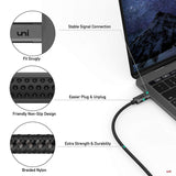 USB C to HDMI Cable(4K@60Hz), uni USB Type-C to HDMI Cable [Thunderbolt 3 Compatible] for MacBook Pro 2019/2018/2017-Grey (6ft)