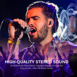 TOZO T10 Bluetooth 5.0 Wireless Earbuds with 【Wireless Charging Case】IPX8 Waterproof TWS Stereo Headphones in-Ear Built-in Mic Headset Premium Sound