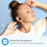 Mpow Flame Bluetooth Headphones Sport IPX7 Waterproof Wireless Sport Earbuds, Richer Bass HiFi Stereo In-Ear Earphones, 7-9 Hrs Playback Red