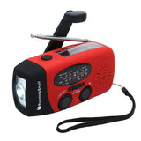 [Upgraded Version] RunningSnail Emergency Hand Crank Self Powered AM/FM NOAA Solar Weather Radio