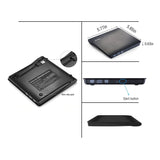 Rioddas External CD Drive, USB 3.0 Portable CD/DVD +/-RW Drive Slim DVD/CD ROM Rewriter Burner Superdrive High Speed Data Transfer