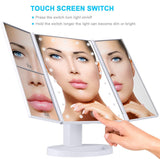 KOOLORBS Makeup 21 Led Vanity Mirror with Lights, 1x 2x 3x Magnification, White