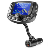 ZEEPORTE Bluetooth FM Transmitter for Car, 1.8" Color Screen Wireless Bluetooth FM Radio Adapter QC3.0 Qucik Charger with EQ Mode, 3 USB Ports