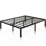 Zinus Van 16 Inch Metal Platform Bed Frame with Steel Slat Support / Mattress Foundation, Twin