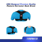 Posture Corrector For Men And Women - USA Designed Adjustable Upper Back Brace For Clavicle Support and Providing Pain Relief (Universal)