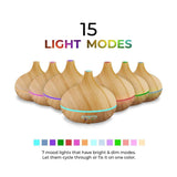 Ultimate Aromatherapy Diffuser & Essential Oil Set - Ultrasonic Diffuser  - 300ml Diffuser with 4 Timer & 7 Ambient Light Settings - Lavender