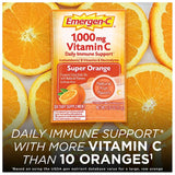 Emergen-C (60 Count, Super Orange Flavor, 2 Month Supply) Dietary Supplement Fizzy Drink Mix with 1000mg Vitamin C, 0.32 Ounce Powder Packets