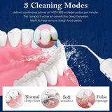 Cordless Water Flosser Teeth Cleaner, [NEWEST 2019] High Plus Rechargable Portable Oral Irrigator For Travel, Braces & Bridges Care