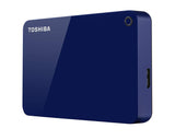 Toshiba Canvio Advance 4TB Portable External Hard Drive USB 3.0, Blue (HDTC940XL3CA)