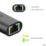 USB-C to Ethernet Adapter, uni USB Thunderbolt 3/Type-C to RJ45 Gigabit Ethernet LAN Network Adapter
