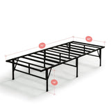 Zinus Dawn 14 Inch Easy To Assemble SmartBase Mattress Foundation / 30” x 75” / Platform Bed Frame