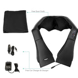Naipo Shiatsu Back and Neck Massager with Heat Deep Kneading Massage for Neck, Back, Shoulder, Foot and Legs, Use at Home, Car, Office