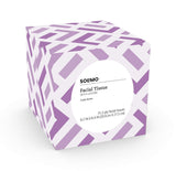 Amazon Brand - Facial Tissues with Lotion, 75 Tissues per Box (18 Cube Boxes)