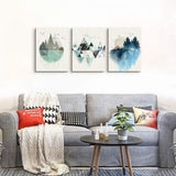 Abstract Mountain in Daytime Canvas Prints Wall Art Paintings Abstract Geometry Wall Artworks