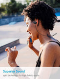 [Upgraded] Anker Soundbuds Curve Wireless Headphones, 18H Battery, IPX7 Waterproof Bluetooth Headphones, Bluetooth 5.0, Built in Mic and Carry Pouch