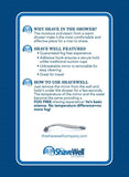 Deluxe Shave Well Fog-free Shower Mirror - 2 pack - 33% larger than the Original