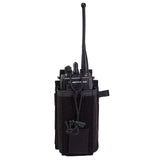 5.11 Radio Pouch Compatible with 5.11 Bags/Packs/Duffels, Style 58718 - black