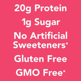 think! (thinkThin) High Protein Bars - Berries and Crème, 20g Protein, 0g Sugar, No Artificial Sweeteners, Gluten Free, GMO Free*, (10 Count)