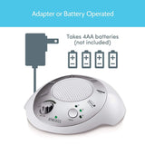 White Noise Sound Machine | Portable Sleep Therapy for Home , Office , Baby & Travel-Silver