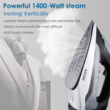AICOK Steam Iron, 1400W Non-Stick Soleplate Iron