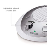 White Noise Sound Machine | Portable Sleep Therapy for Home , Office , Baby & Travel, silver