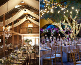 66FT 200 LED Indoor String Lights Warm White, Plug In String Lights 8 Modes