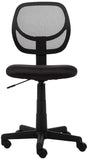 AmazonBasics Low-Back Computer Task Office Desk Chair with Swivel Casters - Black