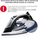 AICOK Steam Iron, 1400W Non-Stick Soleplate Iron