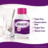 MiraLAX Laxative Powder for Gentle Constipation Relief, #1 Dr. Recommended Brand, 45 Dose Polyethylene Glycol 3350, stimulant-free, softens stool
