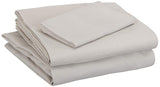 AmazonBasics Easy-Wash Microfiber Kid's Bed-in-a-Bag Bedding Set - Twin, Black Shadow Dots