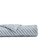 YnM Weighted Blanket (5lbs for Kids Weigh Around 40lbs, 36''x48'') | 2.0 Cool Heavy Blanket | 100% Cotton Material with Glass Beads, Blue White