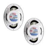 6x9 Inch Dual Marine Speakers - 2 Way Waterproof and Weather Resistant Outdoor Audio Stereo Sound System with 260 Watt Power