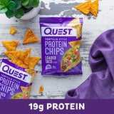 Quest Nutrition Tortilla Style Protein Chips, Loaded Taco, Low Carb, Gluten Free, Baked, 8 Count