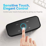 DOSS SoundBox Touch Wireless Bluetooth V4.0 Portable Speaker with HD Sound and Bass, 12H Playtime, BLACK