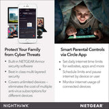 NETGEAR Nighthawk Smart WiFi Router (R6900P) - AC1900 Wireless Speed (up to 1900 Mbps)